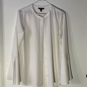 Banana republic white button down